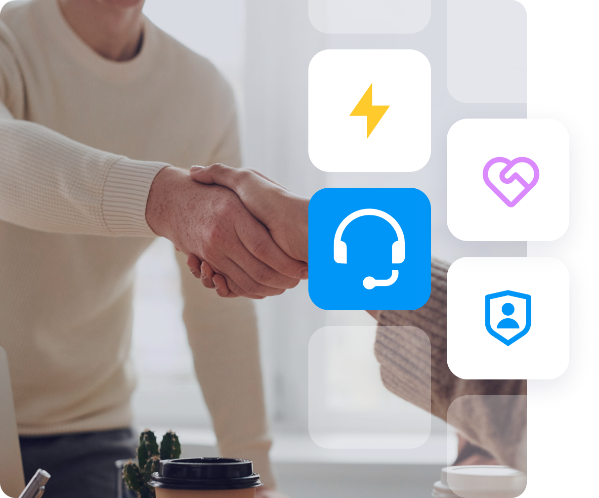 exclusive business support icon